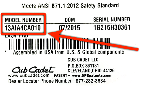 serial number example